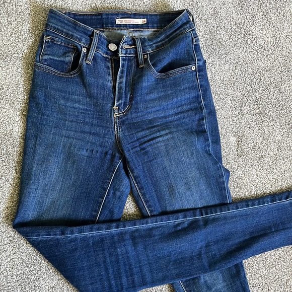 Size 24 Levi’s High Rise Skinny Denim Jeans. - Picture 4 of 5